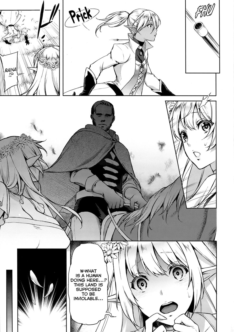 Hentai Manga Comic-Elf no Hime wa Kairaku ni Naku-Read-6